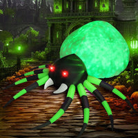 GOOSH 8 FT Width Halloween Inflatables Spider