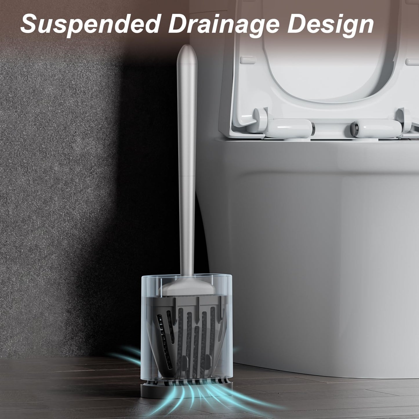 Sellemer Toilet Brush and Holder Set