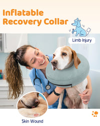 Super Inflatable Dog Cone Collar for Small Puppies Cats