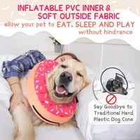 Super Inflatable Dog Cone Collar for Small Puppies Cats