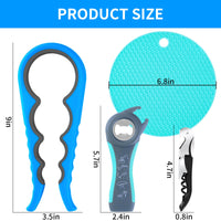 Bloss Anti-skid Jar Opener Jar Lid Remover