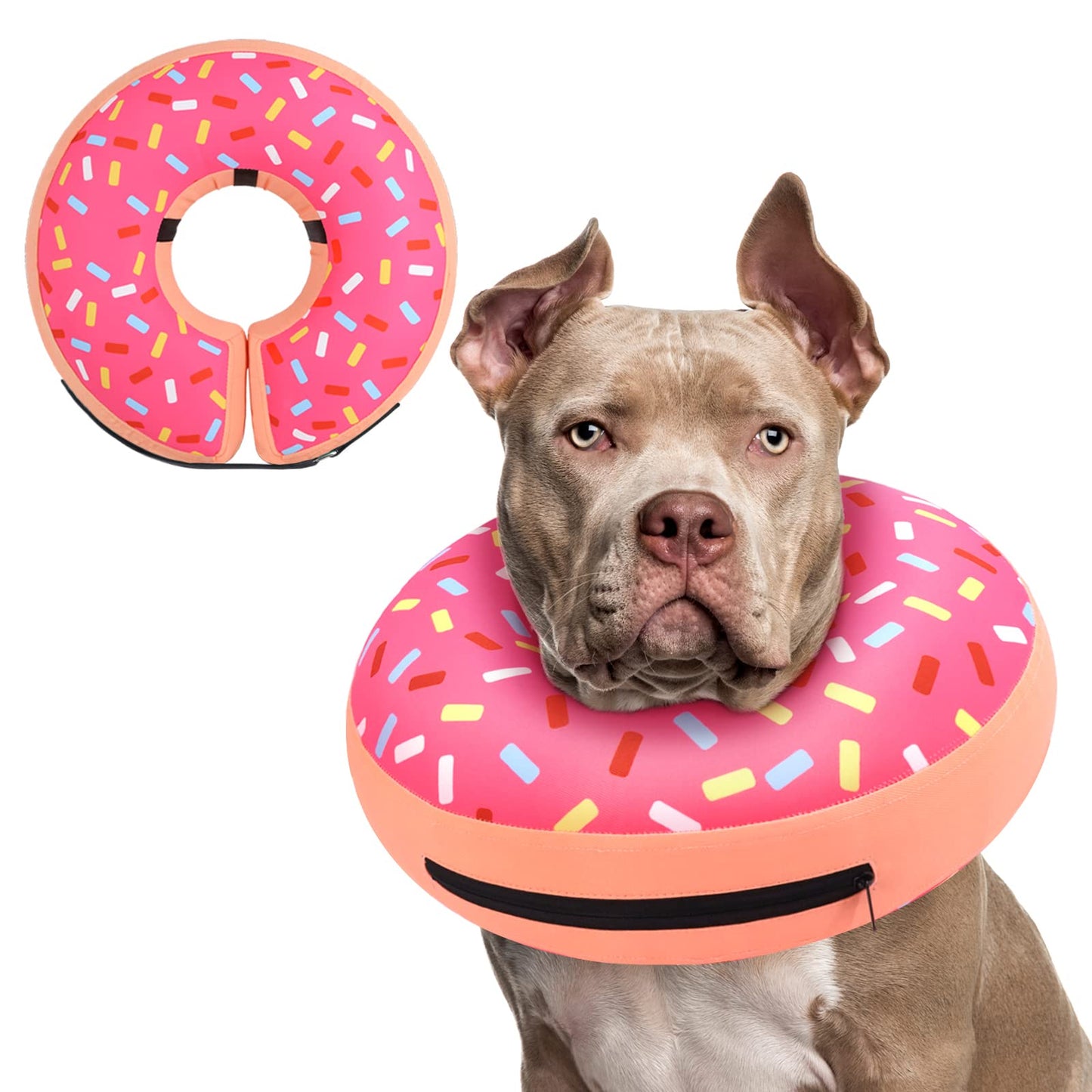 Super Inflatable Dog Cone Collar for Small Puppies Cats