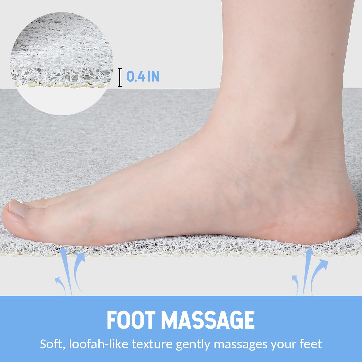 Hargiis Non Slip Bathtub Mat