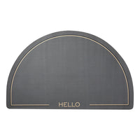 Semicircle Door Bathroom Non-slip Bath Mat