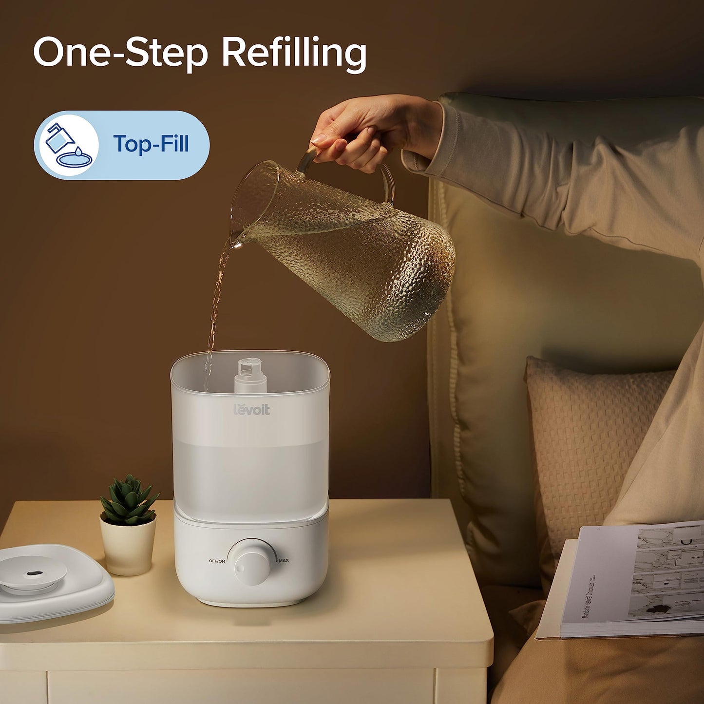 LEVOIT Classic 160 Top-Fill Ultrasonic Cool Mist Humidifier