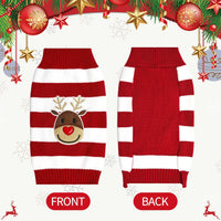 NACOCO Christmas Pet Sweater for Small Dogs and Cats