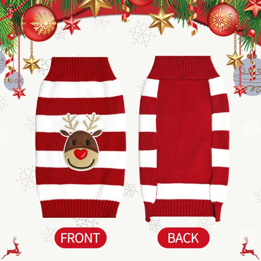 NACOCO Christmas Pet Sweater for Small Dogs and Cats