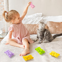 MALLMALL6 Halloween Catnip Toys – 5pcs Pumpkin Teething Set for Kittens & Cats
