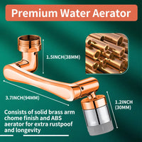 CECEFIN 1080° Swivel Faucet-Extender Sink-Aerator