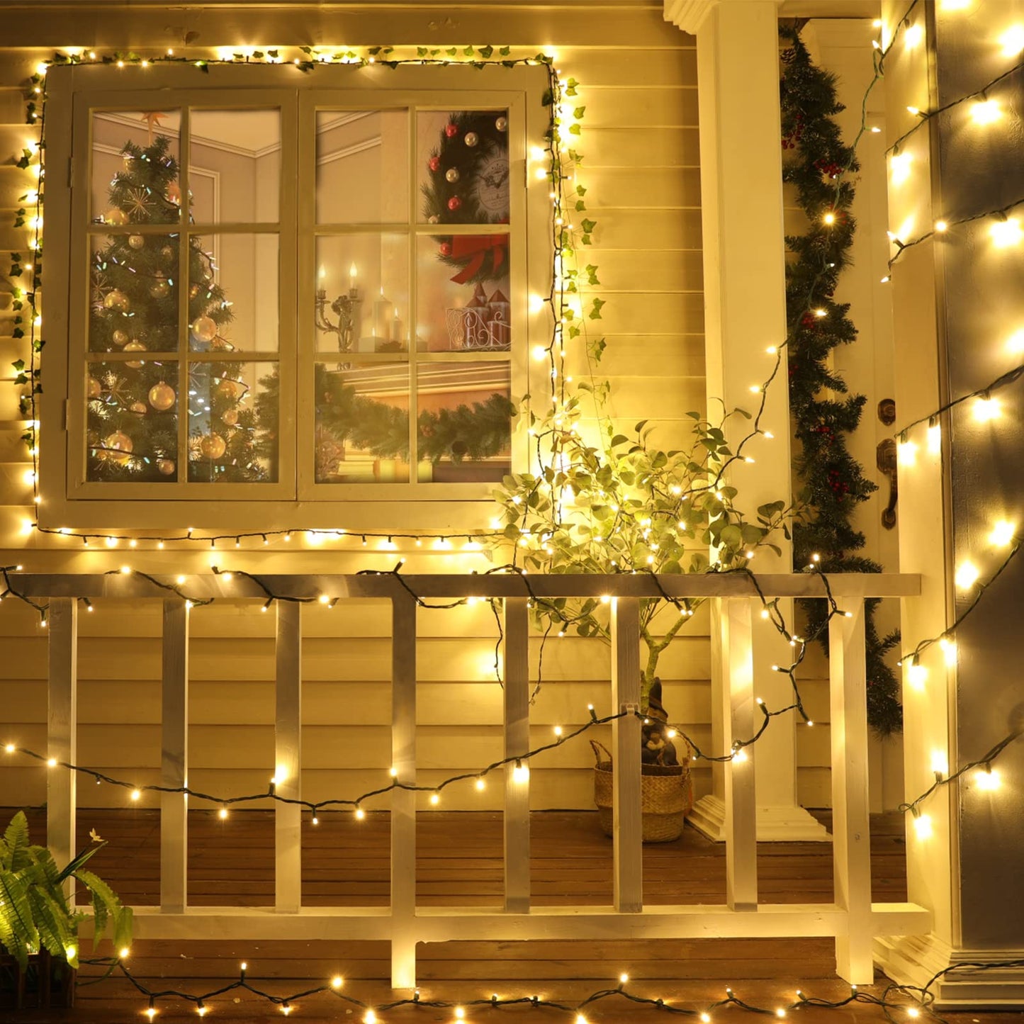 Minetom 25FT Halloween Purple String Lights