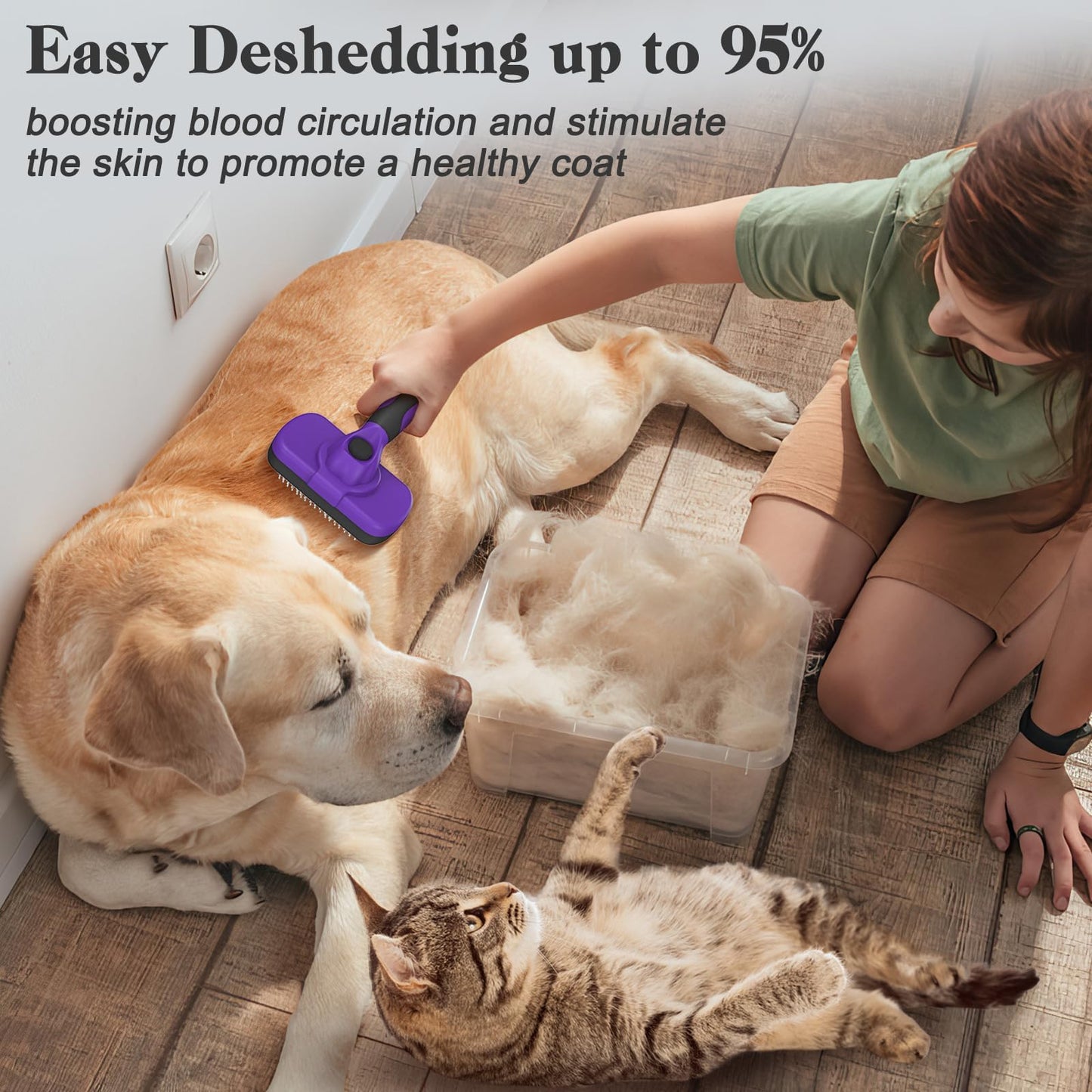 Swihauk Self Cleaning Slicker Brush