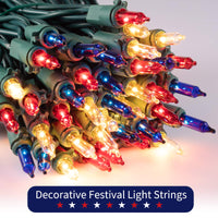 Minetom 25FT Halloween Purple String Lights