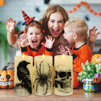 Eldnacele Halloween Flameless LED Candles