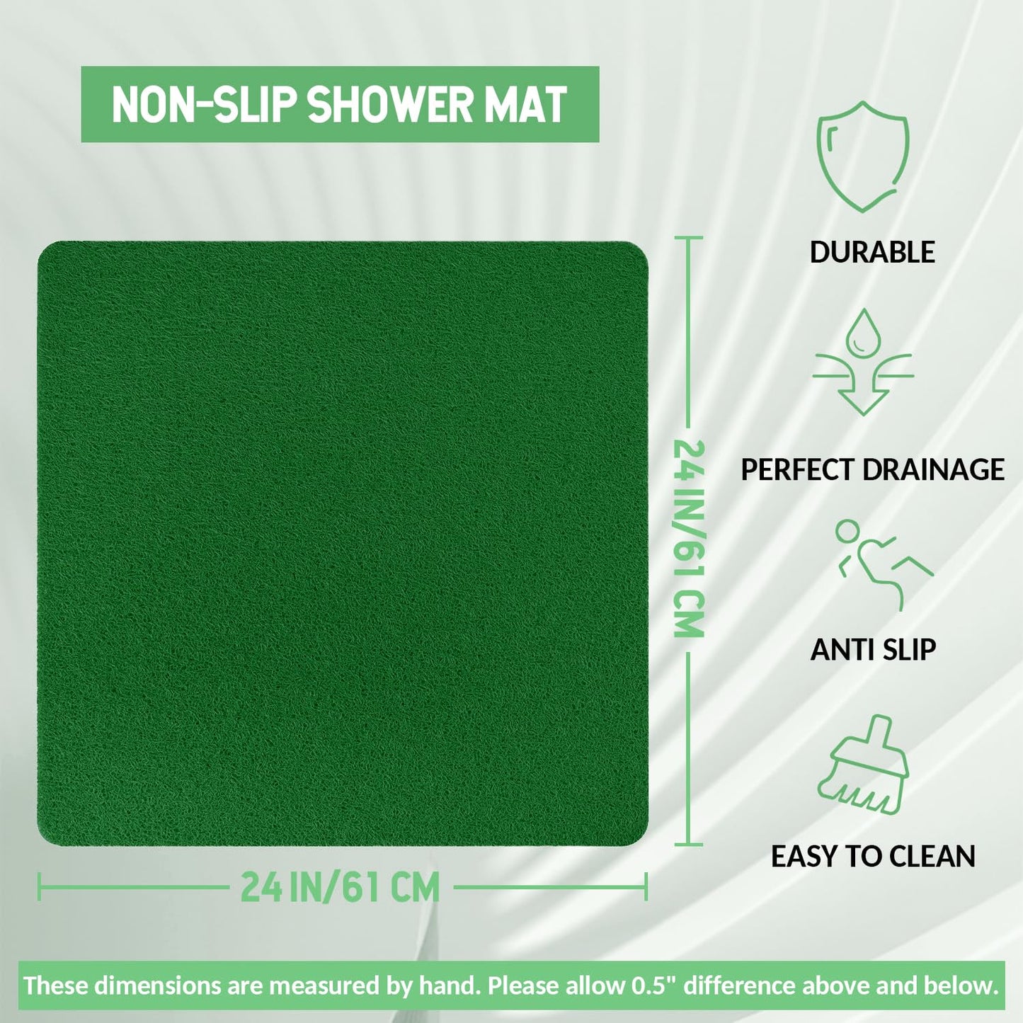 Hargiis Non Slip Bathtub Mat