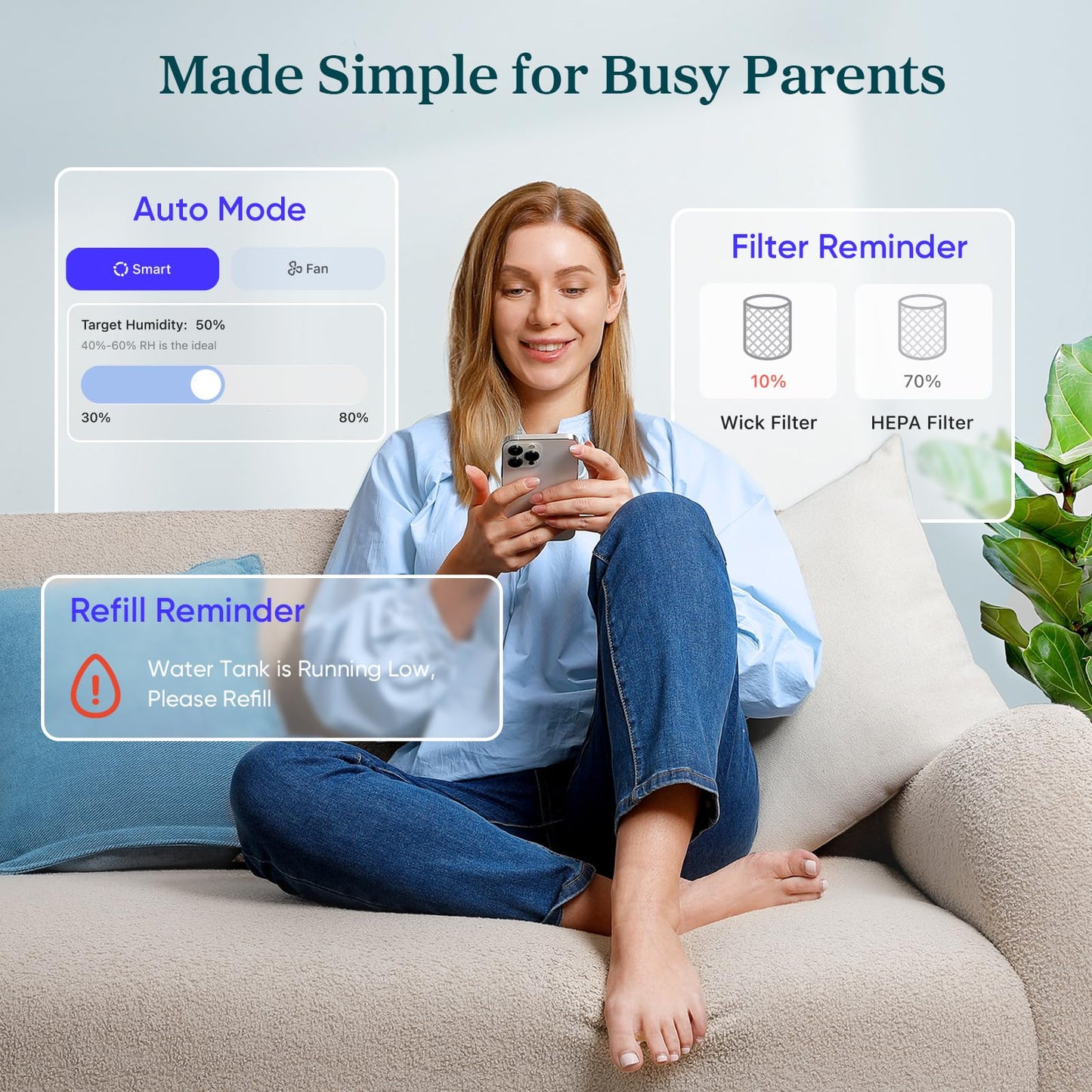LEVOIT Classic 160 Top-Fill Ultrasonic Cool Mist Humidifier
