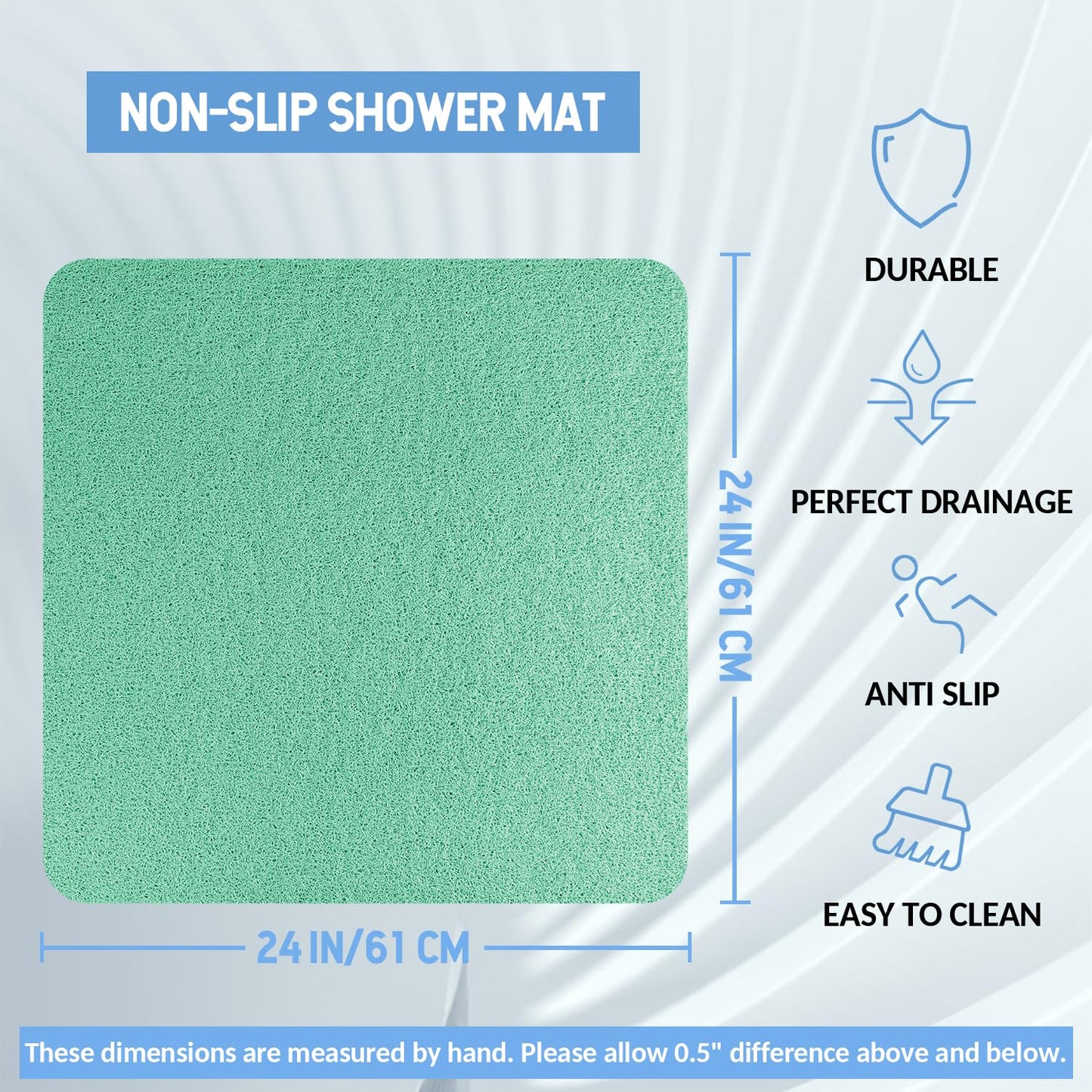 Hargiis Non Slip Bathtub Mat