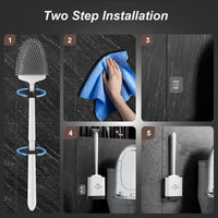 Sellemer Toilet Brush and Holder Set
