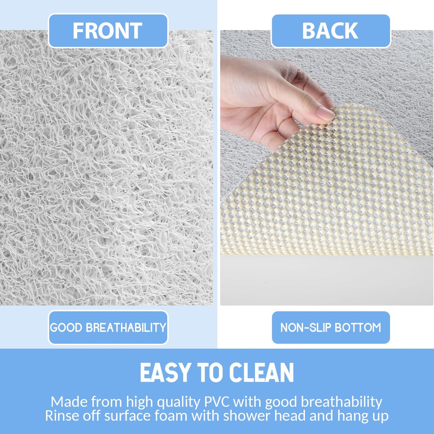 Hargiis Non Slip Bathtub Mat
