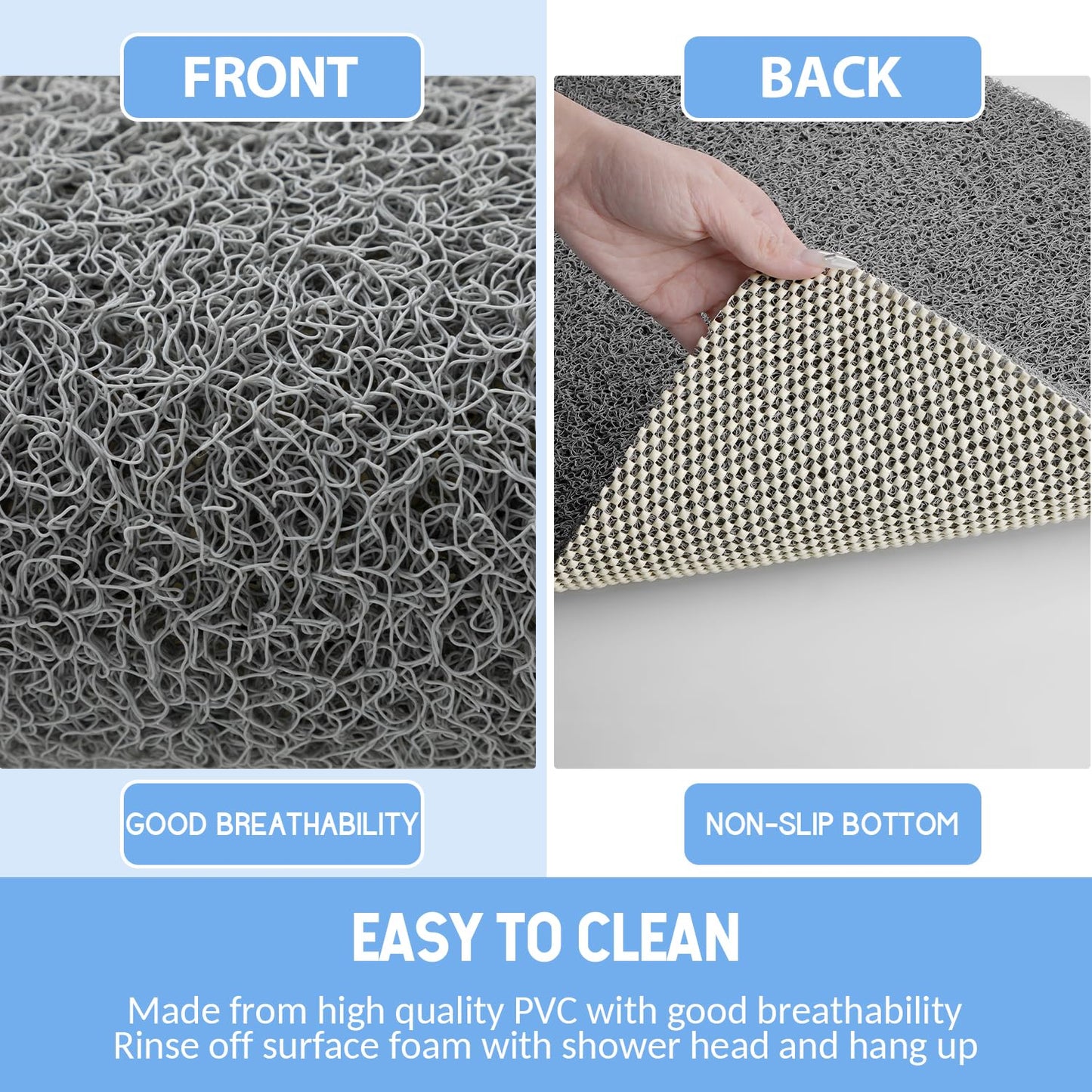 Hargiis Non Slip Bathtub Mat