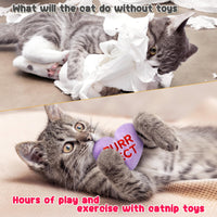 MALLMALL6 Halloween Catnip Toys – 5pcs Pumpkin Teething Set for Kittens & Cats