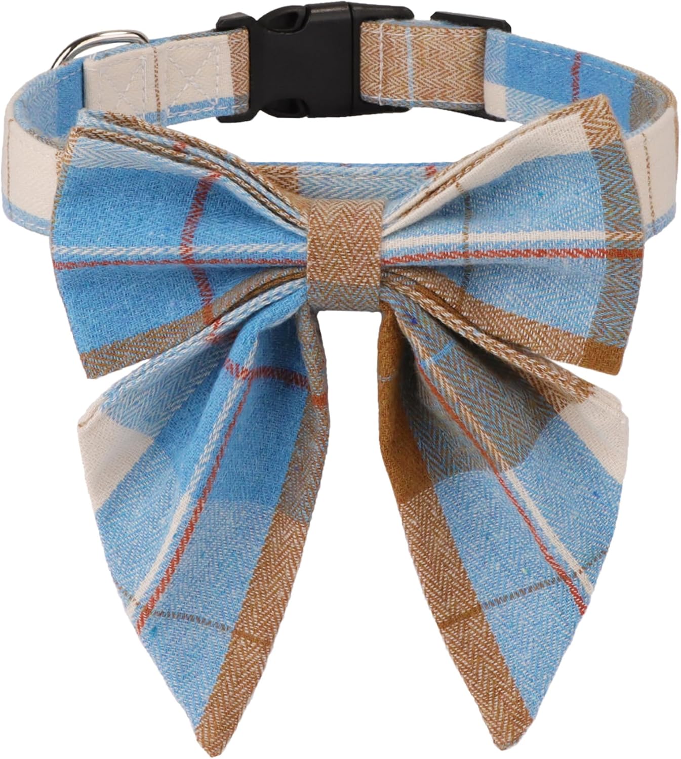 ADOGGYGO Adjustable Cotton Dog Bowtie Collar