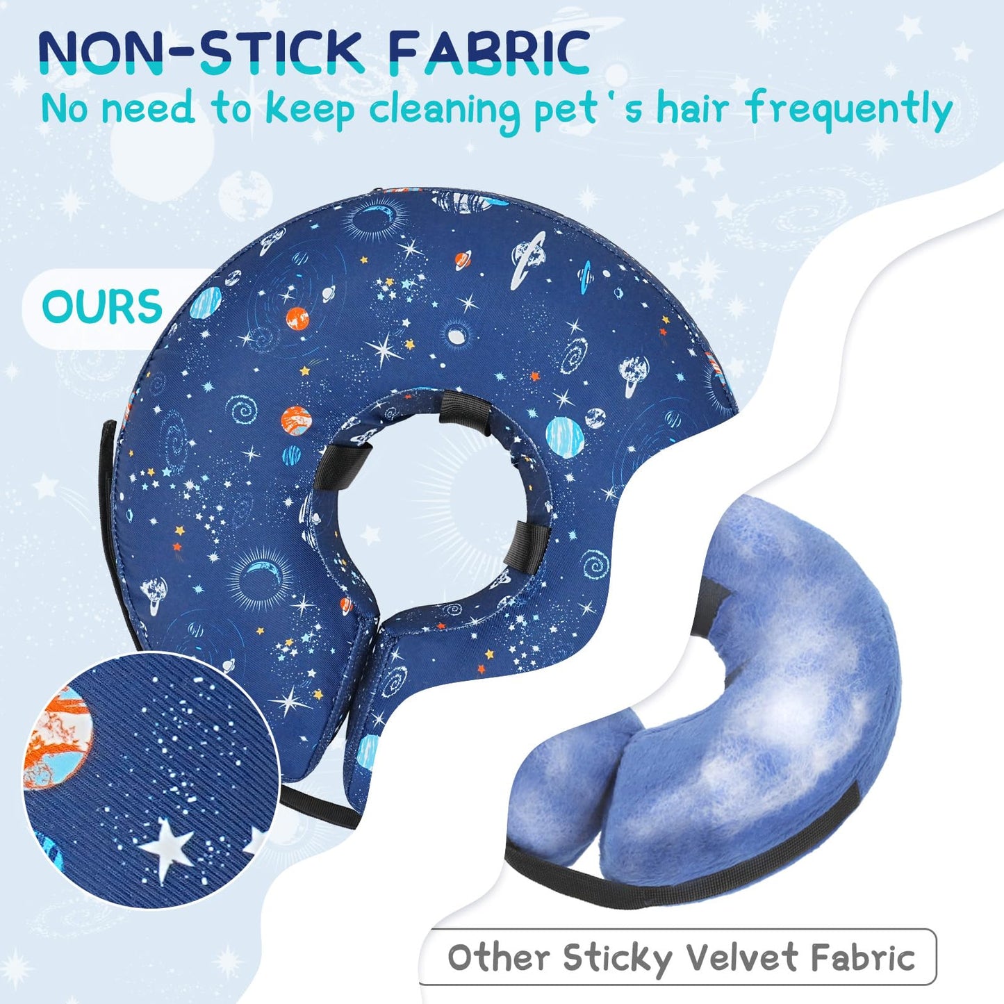 Super Inflatable Dog Cone Collar for Small Puppies Cats