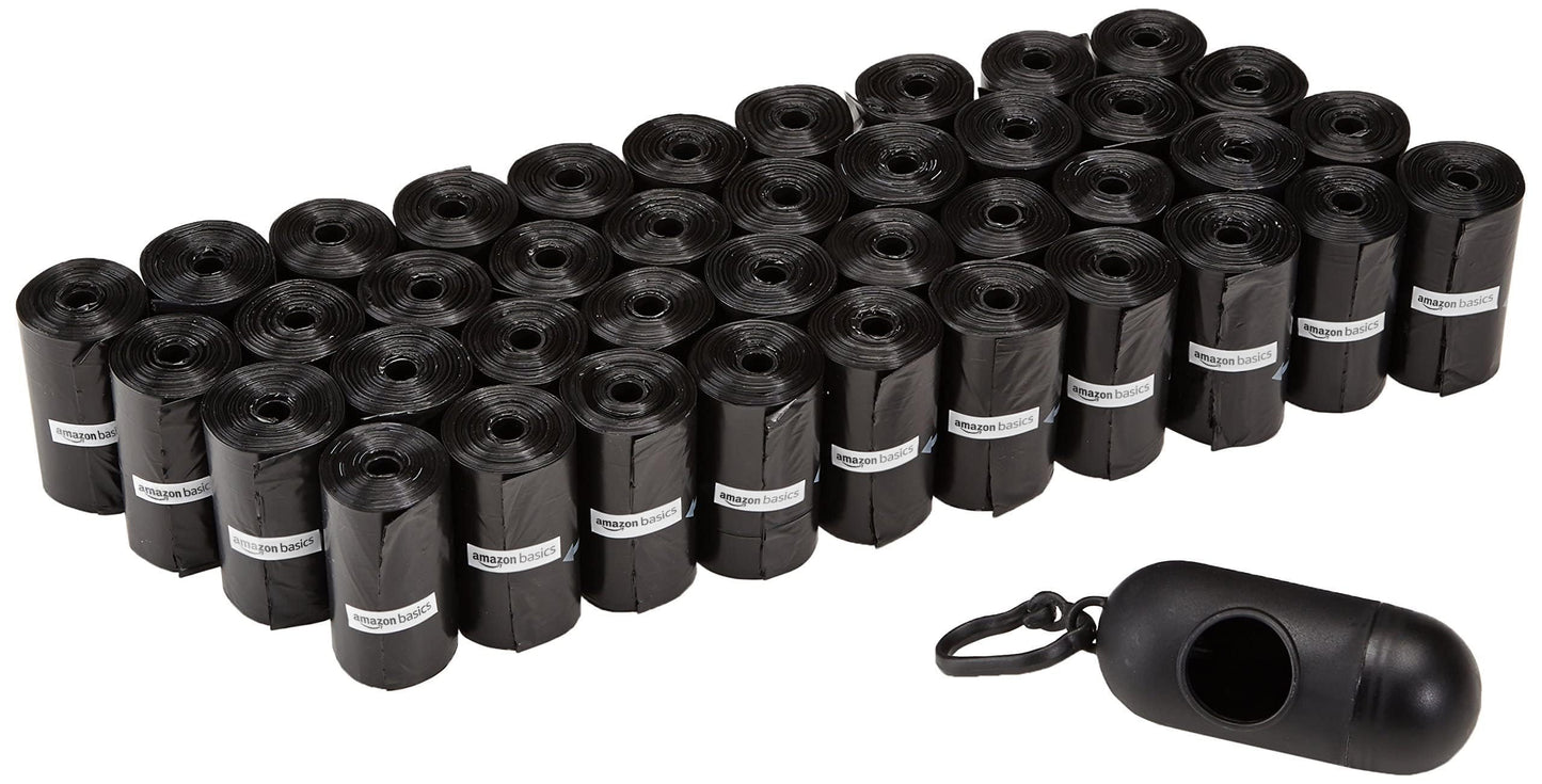 Amazon Basics Dog Poop Bags with Dispenser, 300 Count