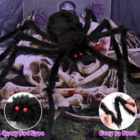 '200' Spider Web with 59' Giant Spider – Halloween Outdoor/Indoor Decor for Yard