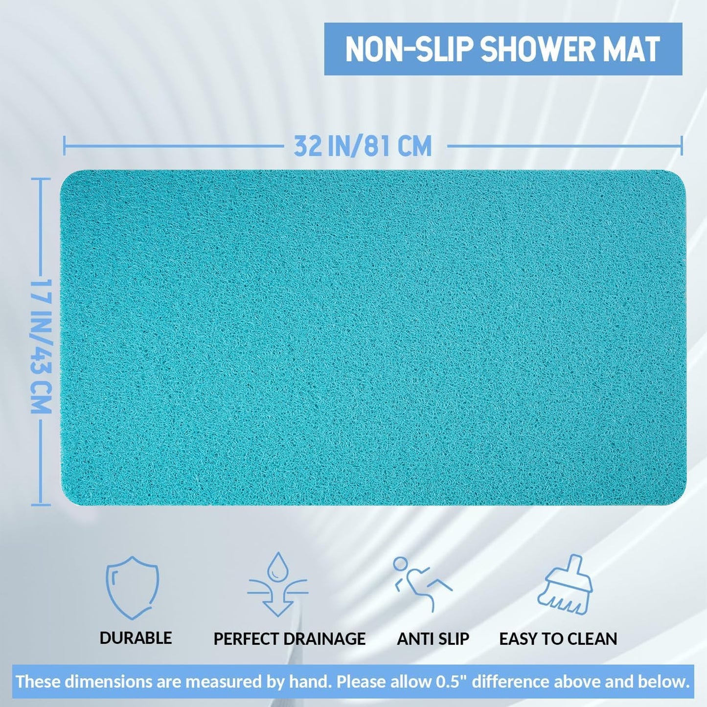 Hargiis Non Slip Bathtub Mat