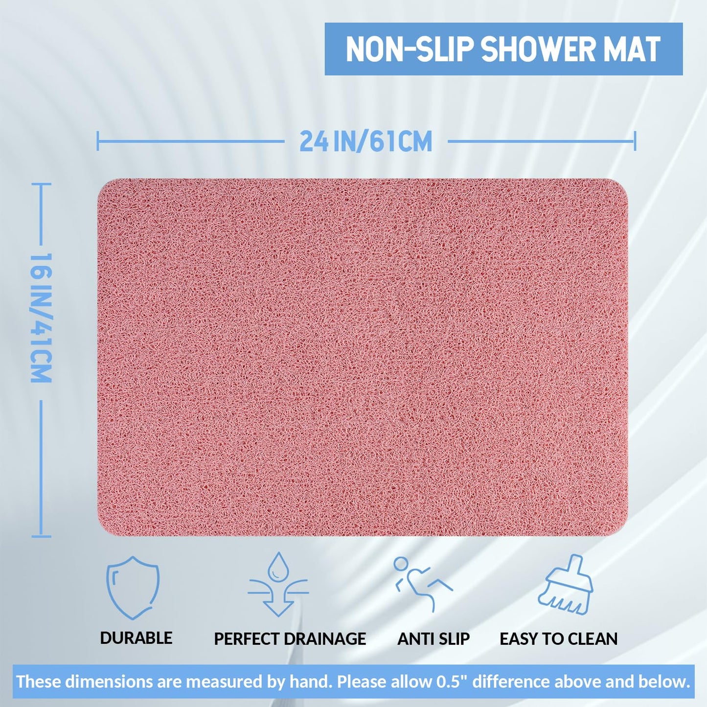Hargiis Non Slip Bathtub Mat