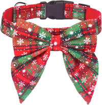ADOGGYGO Adjustable Cotton Dog Bowtie Collar
