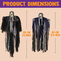 JOYIN 3-Pack Hanging Skeleton Ghosts
