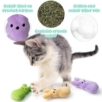 MALLMALL6 Halloween Catnip Toys – 5pcs Pumpkin Teething Set for Kittens & Cats
