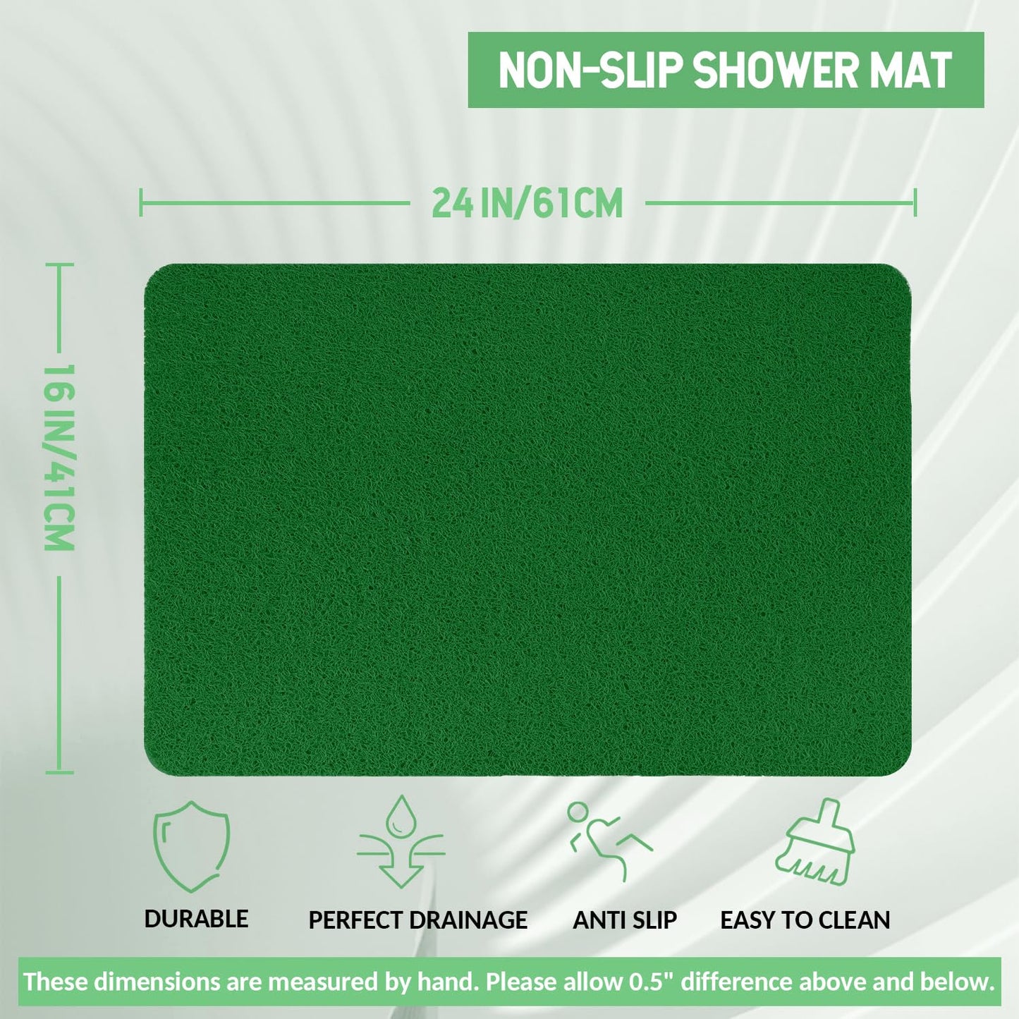 Hargiis Non Slip Bathtub Mat