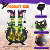 Halloween Lighted Garden Flag for Outside