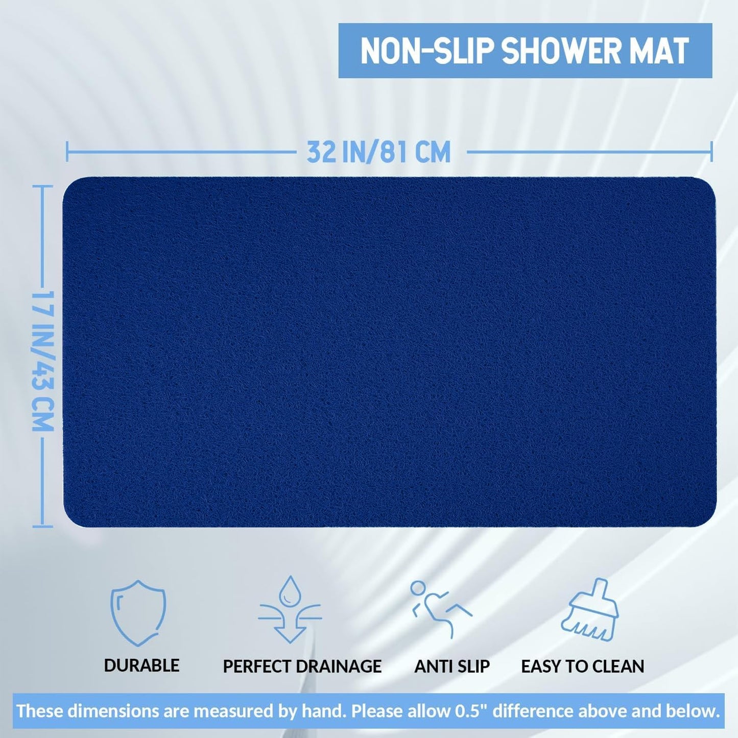 Hargiis Non Slip Bathtub Mat
