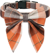 ADOGGYGO Adjustable Cotton Dog Bowtie Collar
