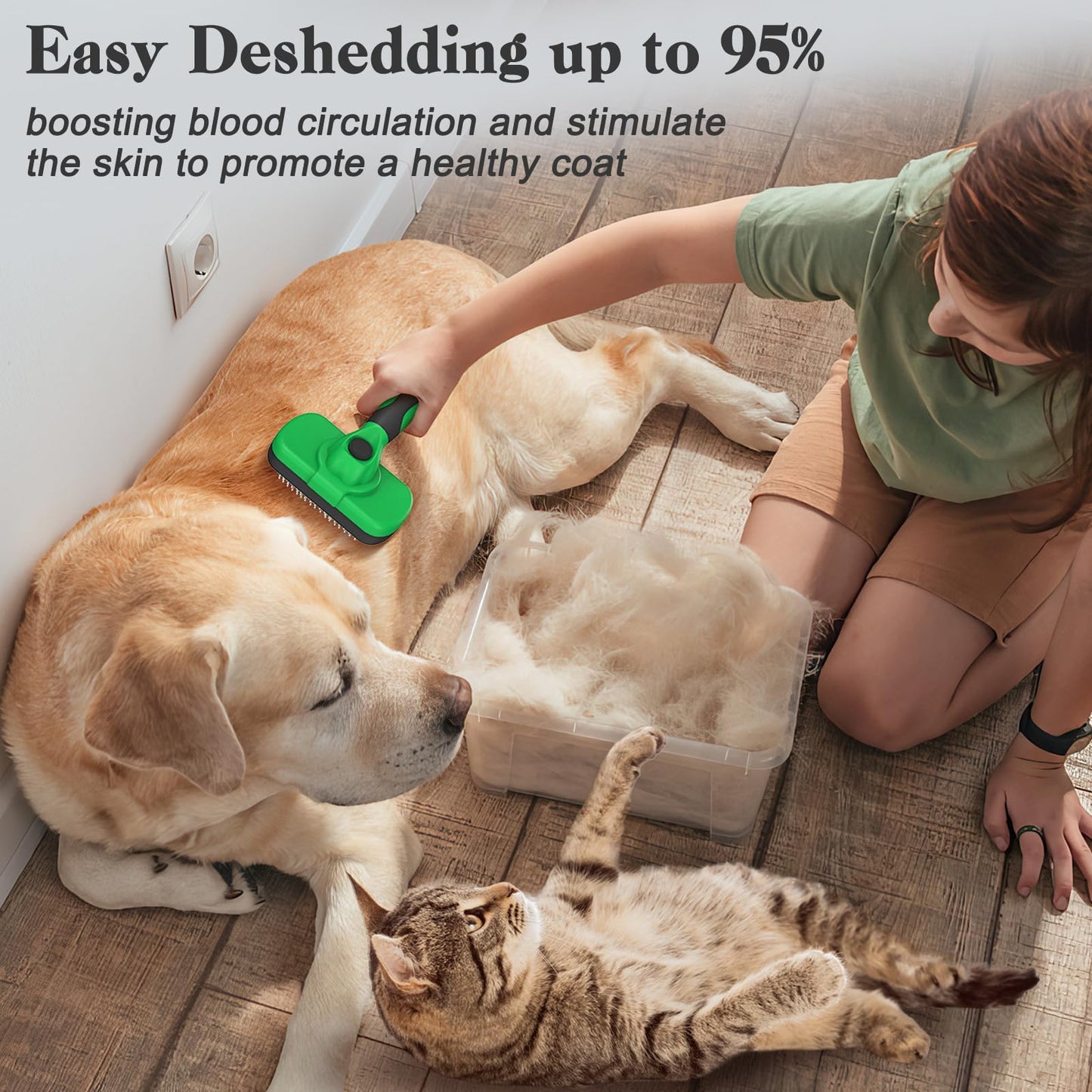 Swihauk Self Cleaning Slicker Brush