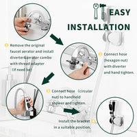 CECEFIN 1080° Swivel Faucet-Extender Sink-Aerator