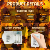 LOLStar 9.8FT Halloween Fairy String Lights