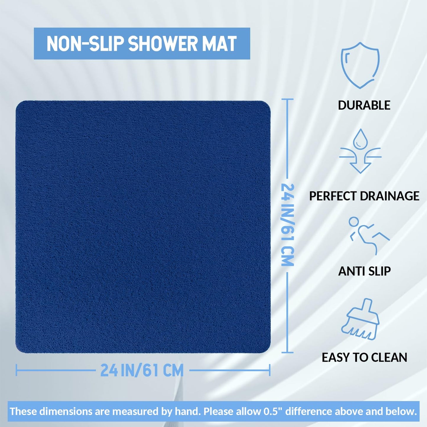 Hargiis Non Slip Bathtub Mat