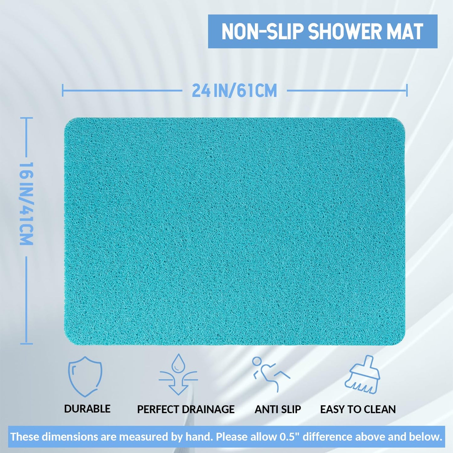 Hargiis Non Slip Bathtub Mat