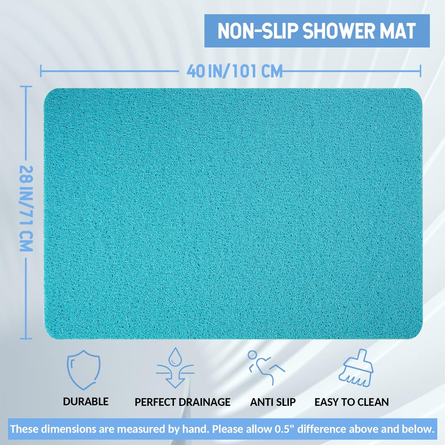 Hargiis Non Slip Bathtub Mat