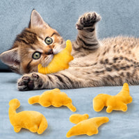 MALLMALL6 Halloween Catnip Toys – 5pcs Pumpkin Teething Set for Kittens & Cats