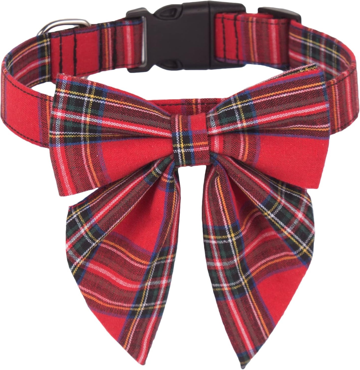 ADOGGYGO Adjustable Cotton Dog Bowtie Collar
