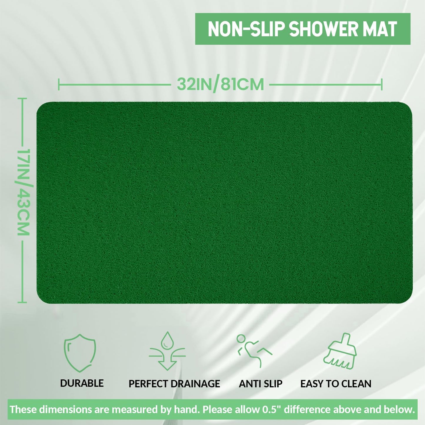 Hargiis Non Slip Bathtub Mat