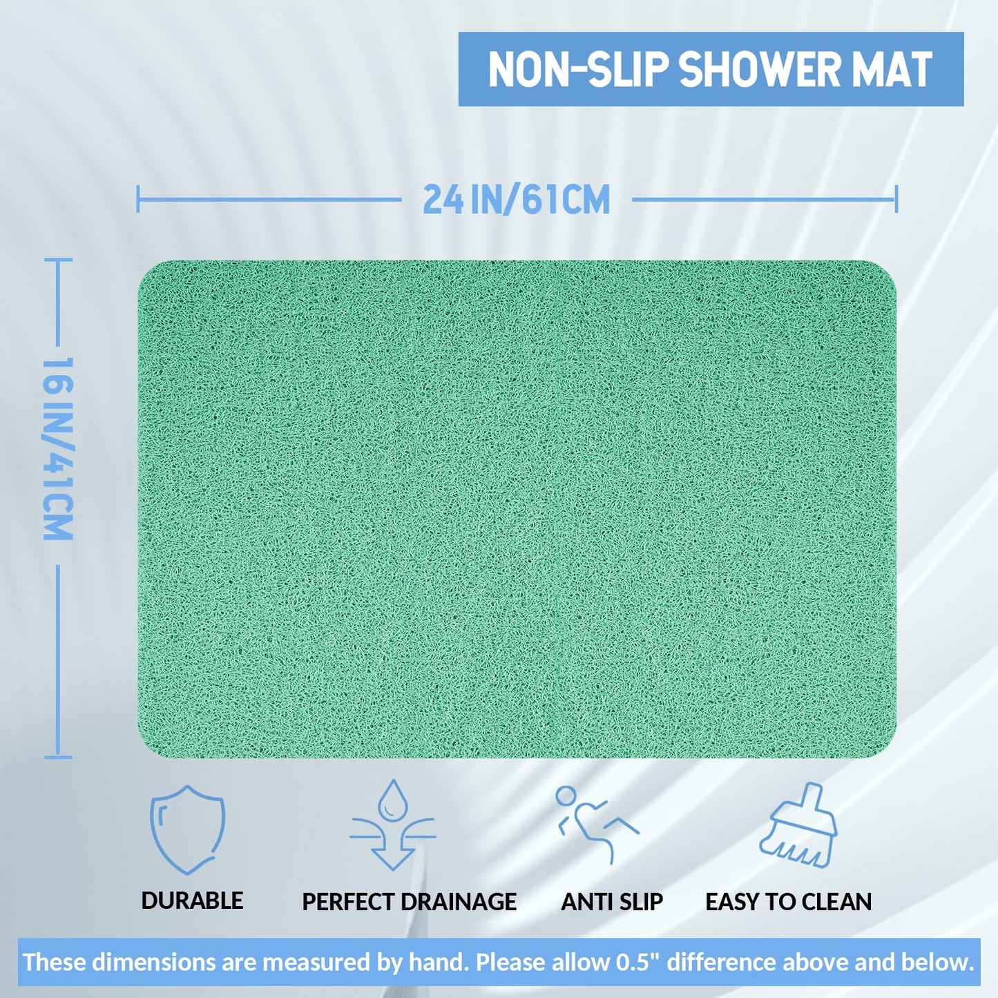 Hargiis Non Slip Bathtub Mat