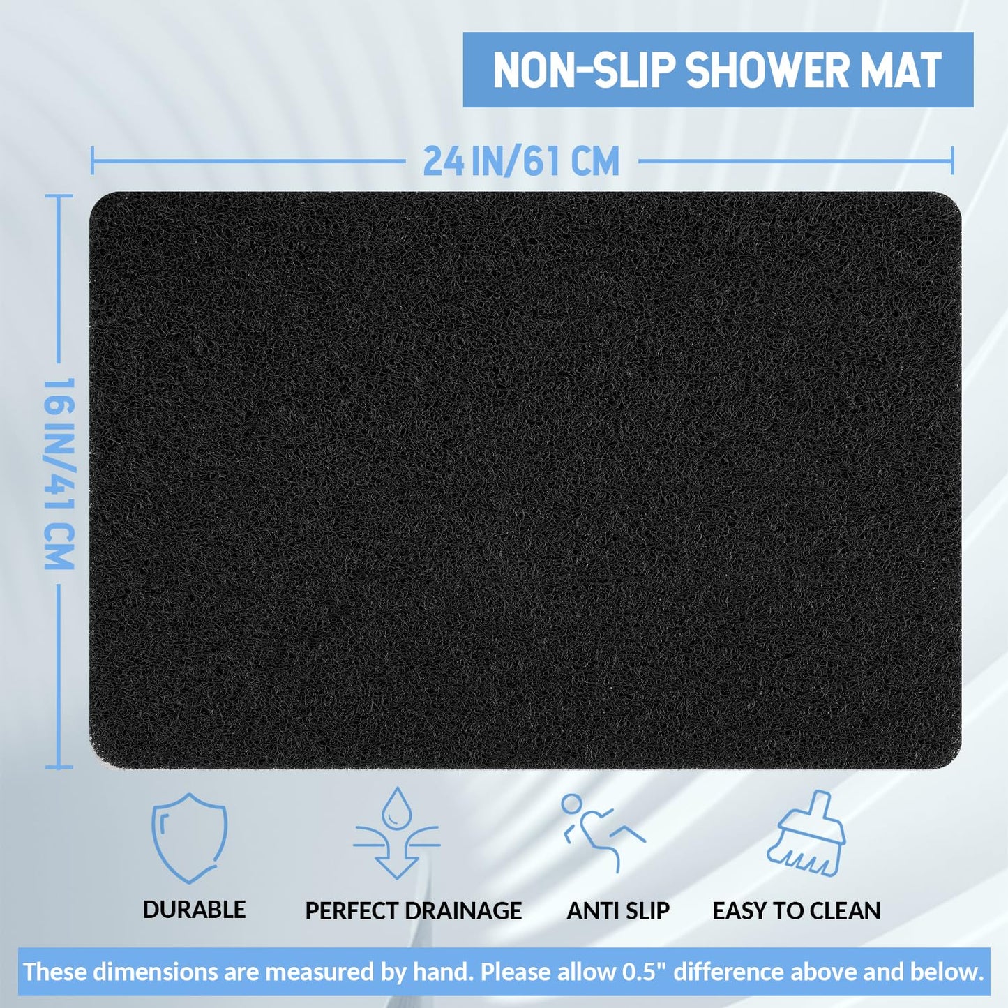 Hargiis Non Slip Bathtub Mat