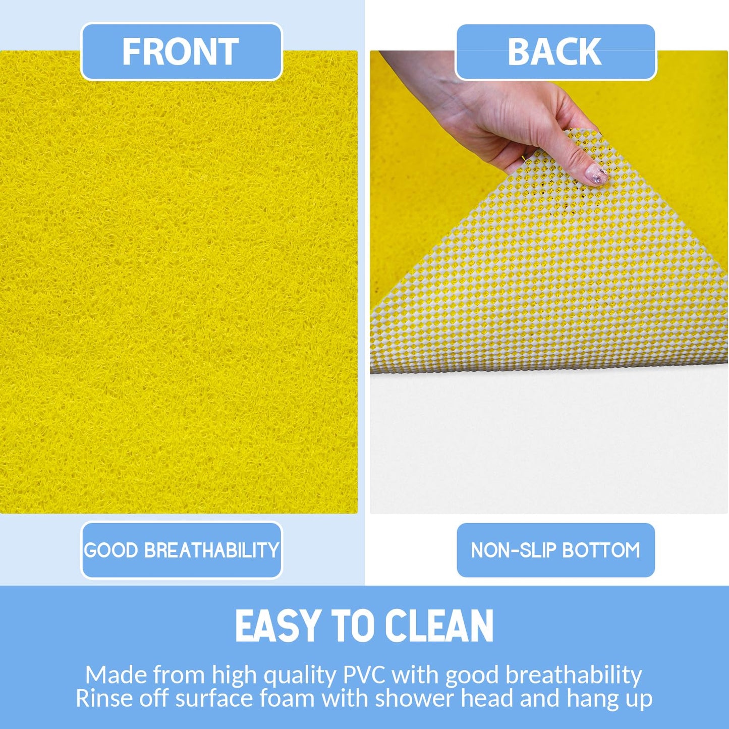 Hargiis Non Slip Bathtub Mat