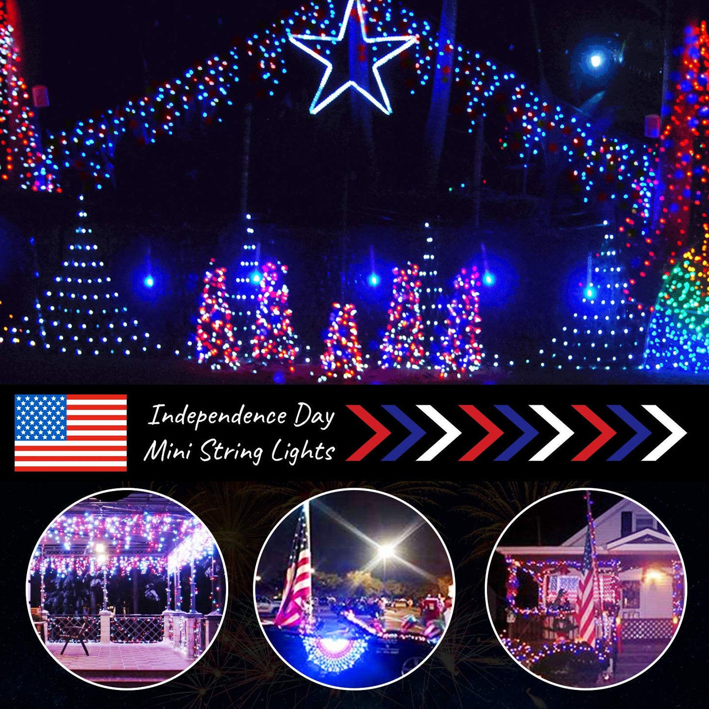 Minetom 25FT Halloween Purple String Lights